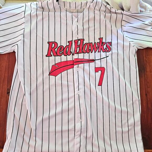 MLB MILB AAA Fargo Moorhead RedHawks home jersey Screenprint Size XL - Picture 1 of 6